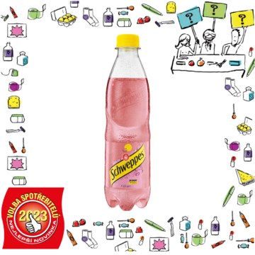 SCHWEPPES PINK TONIC